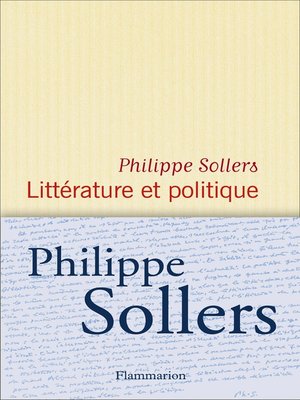 cover image of Littérature et politique